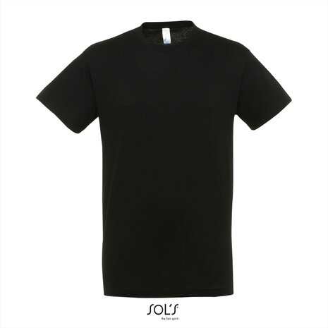 Sol's Regent t-shirt Deep Black