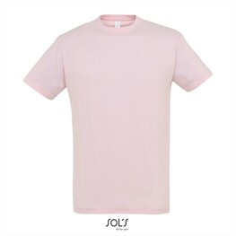 Voorkant SOLs Regent T-Shirt Medium Pink