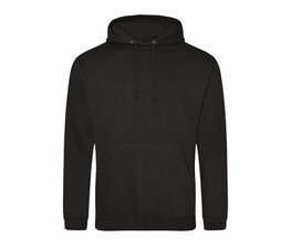 College Hoodie Man - Deep Black
