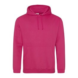 College Hoodie Man - Hot Pink