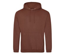 College Hoodie Man - Red Rust