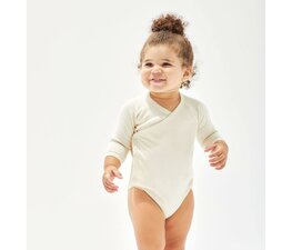 Baby Long Sleeve Kimono Bodysuit