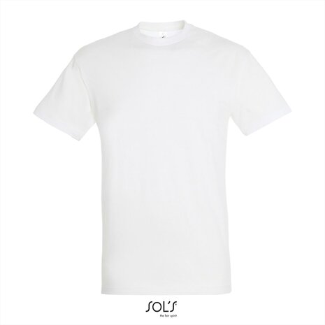 Voorkant SOLs Regent T-Shirt wit