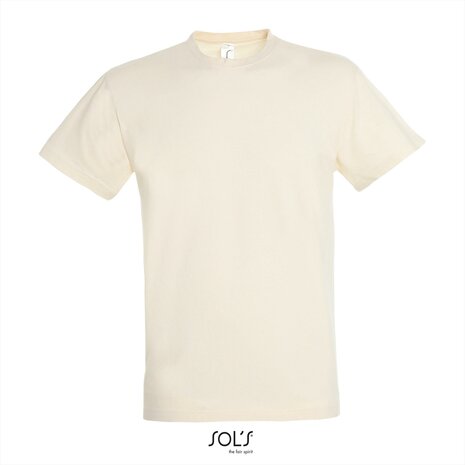 Voorkant SOLs Regent T-Shirt Natural