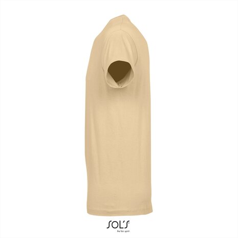 Zijkant SOLs Regent T-Shirt Sand
