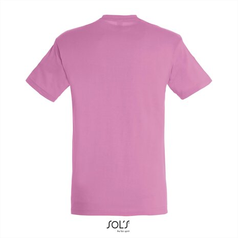 Achterkant SOLs Regent T-Shirt Orchid Pink