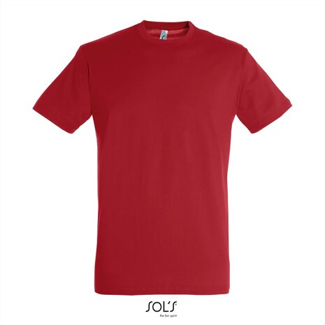 Voorkant SOLs Regent T-Shirt Rood