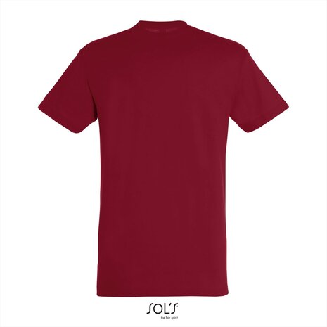 Achterkant SOLs Regent T-Shirt tango Red