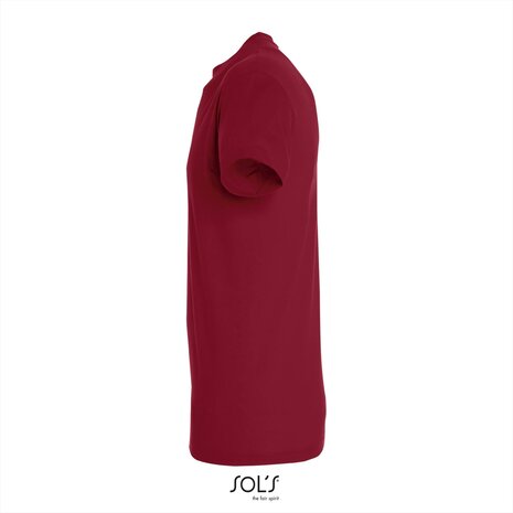 Zijkant SOLs Regent T-Shirt tango Red