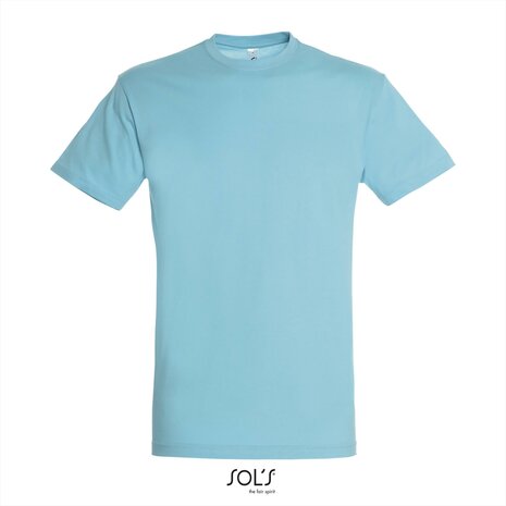 Voorkant SOLs Regent T-Shirt Atoll Blue