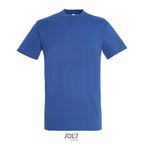 Voorkant SOLs Regent T-Shirt Royal Blue
