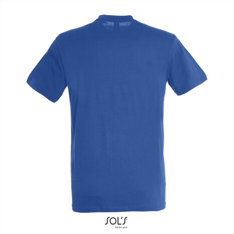 Achterkant SOLs Regent T-Shirt Royal Blue