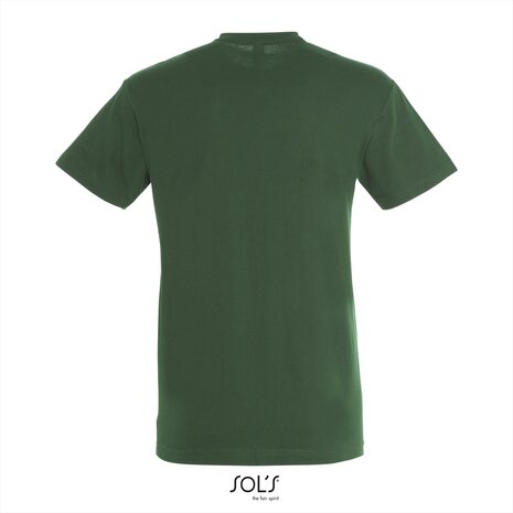 Achterkant SOLs Regent T-ShirtBottle Green