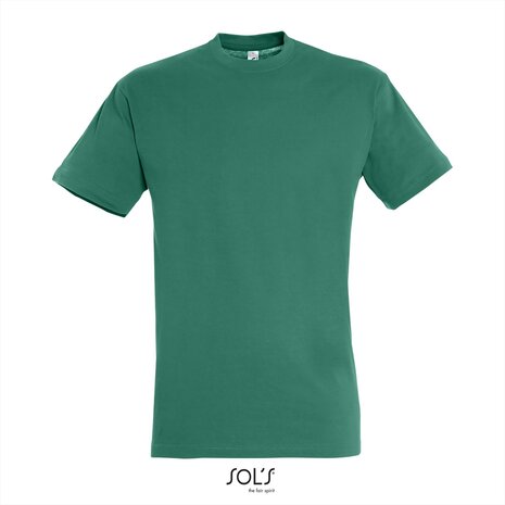 Voorkant SOLs Regent T-Shirt Emerald