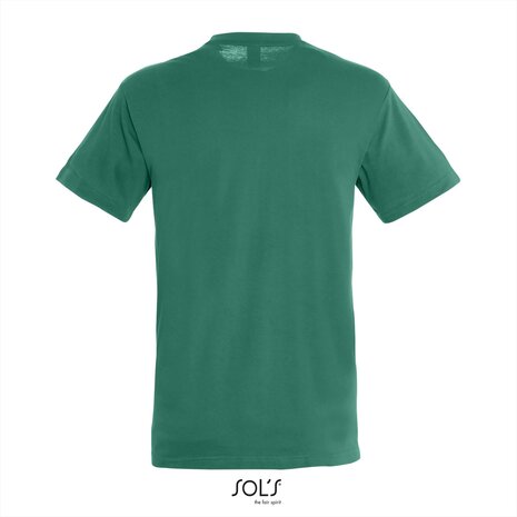Achterkant SOLs Regent T-Shirt Emerald