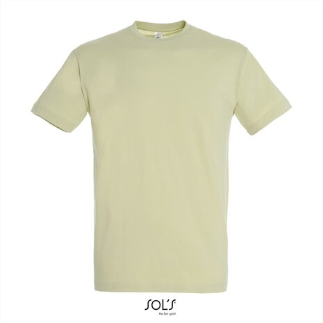 Voorkant SOLs Regent T-Shirt Sage green