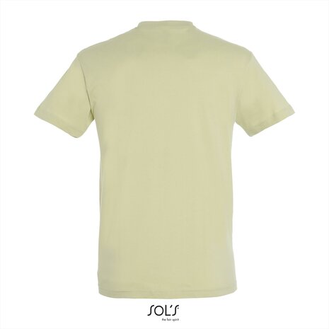 Achterkant SOLs Regent T-Shirt Sage green