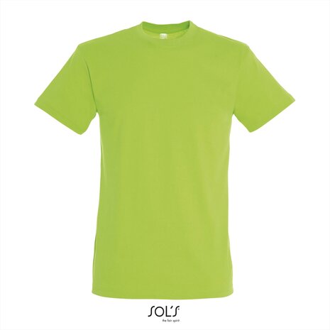 Voorkant SOLs Regent T-Shirt Lime
