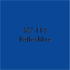 M7-118 - Reflex Blue