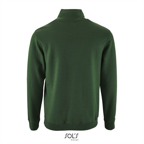 SOL&#039;S Stan - zip neck - Bottle Green