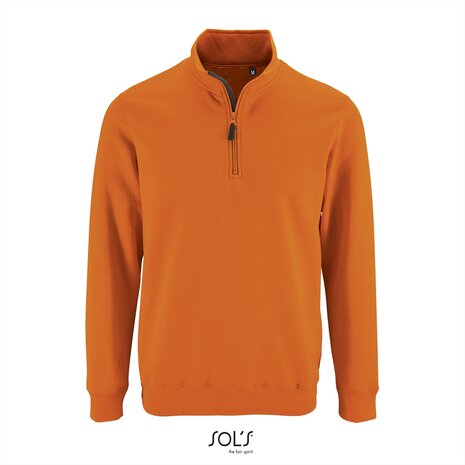 SOL&#039;S Stan - zip neck - Orange