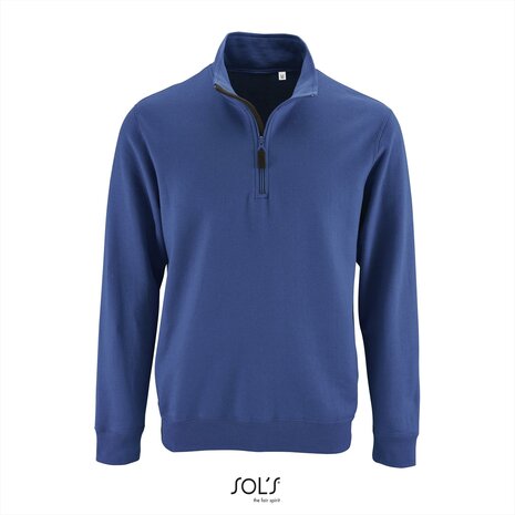 SOL&#039;S Stan - zip neck - Royal Blue