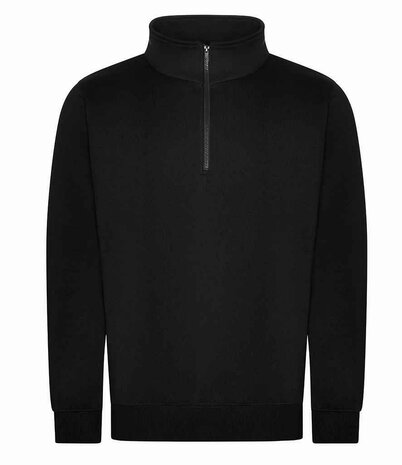 Pro 1/4 Neck Zip Sweatshirt - Zwart