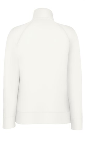 Lady-Fit Premium Sweat Jacket - White