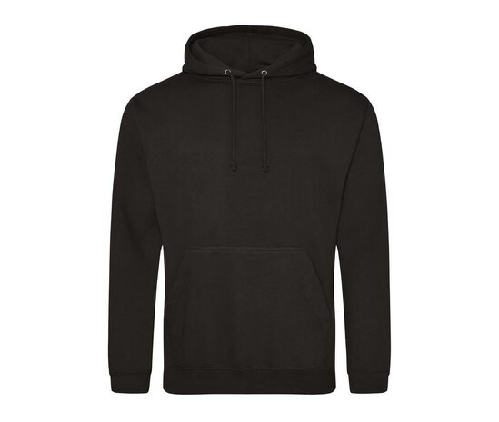 College Hoodie Man - Deep Black