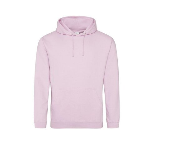 College Hoodie Man - Baby Pink