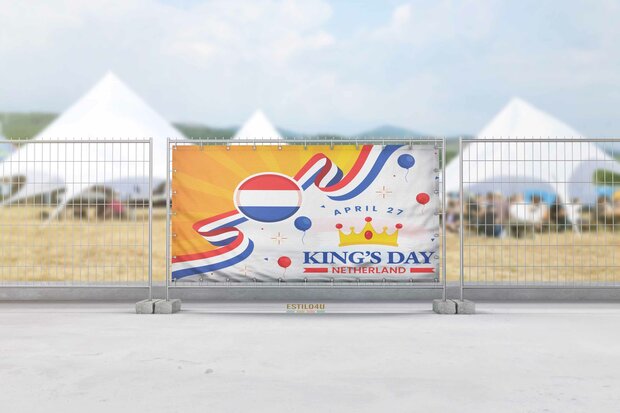 Banner 100cm x 150cm: king netherland-05