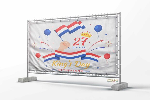 Banner 150cm x 200cm: king netherland-09