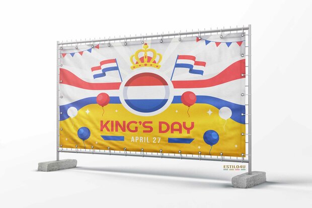 Banner 150cm x 200cm: king netherland-12