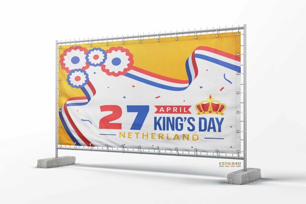 Banner 150cm x 200cm: king netherland-01