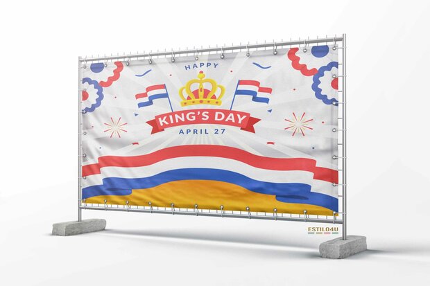 Banner 100cm x 150cm: king netherland-07