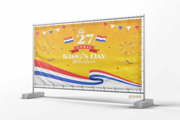 Banner 100cm x 150cm: king netherland-04