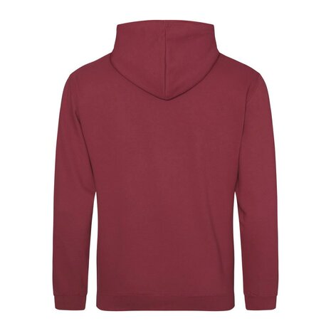 College Hoodie Man - Brick Red