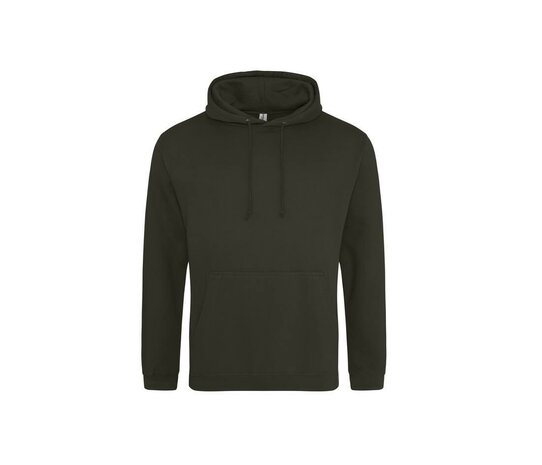 College Hoodie Man - Combat Green