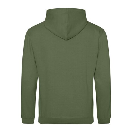 College Hoodie Man - Earthy Green