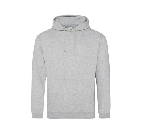 College Hoodie Man - Heather Grey