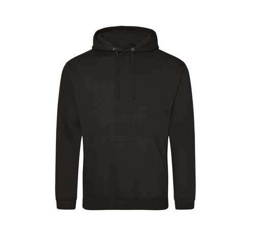 College Hoodie Man - Jet Black