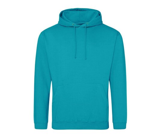 College Hoodie Man - Lagoon Blue