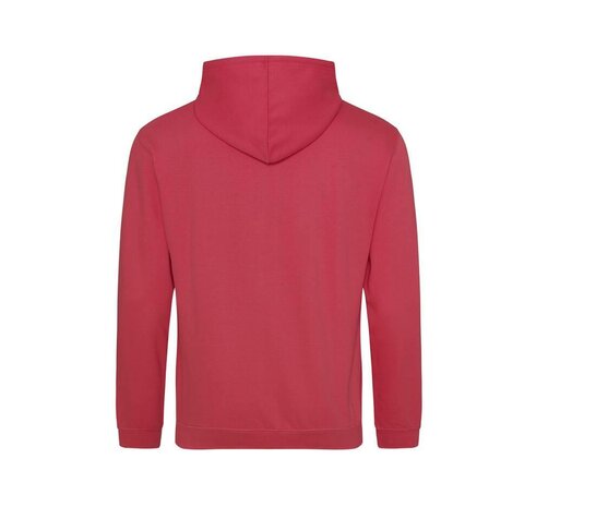 College Hoodie Man - Lipstick Pink