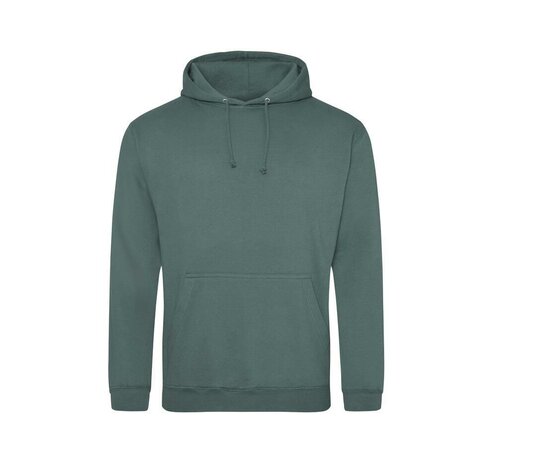 College Hoodie Man - Moss Green