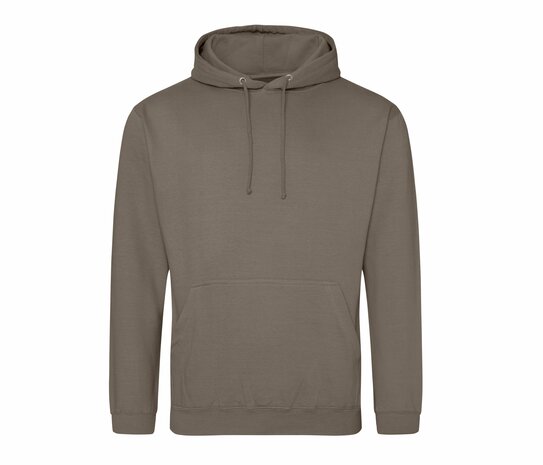 College Hoodie Man - Natural Clay