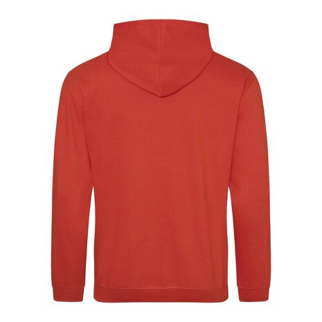 College Hoodie Man - Sunset Orange