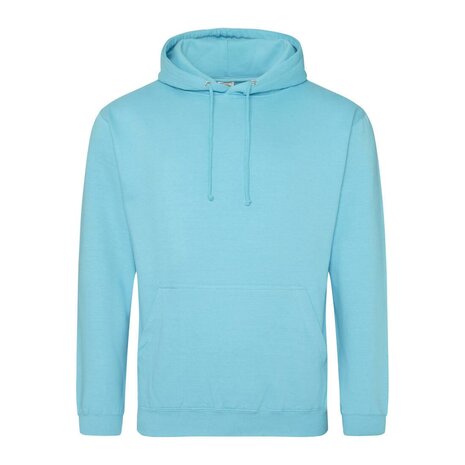 College Hoodie Man - Turquoise Surf