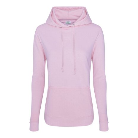  College Hoodie Dames - Baby Pink