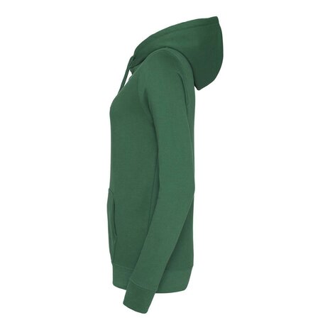 College Hoodie Dames - Bottle Green