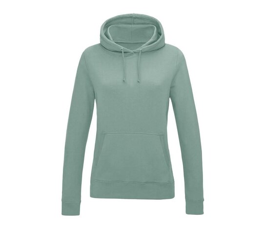  College Hoodie Dames - Dusty Green